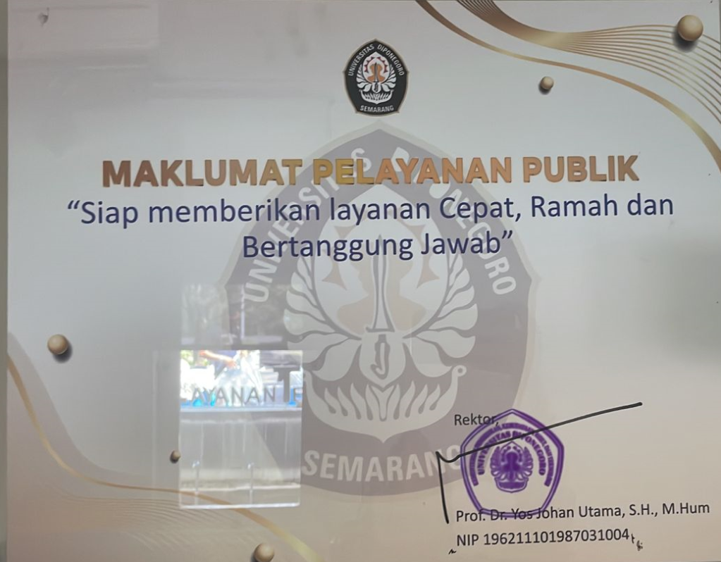 Maklumat Layanan Informasi Publik – PPID UNDIP